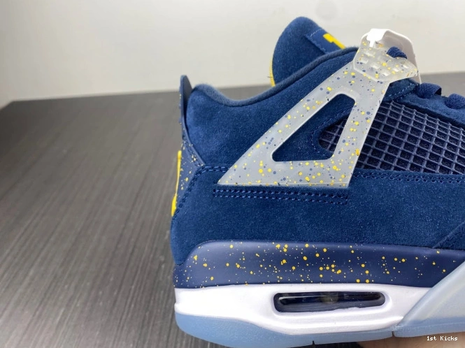 1st Kicks Shoes Air Jordan 4 AJ4-1036660 (PE) Michigan Retro 0706